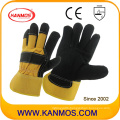 Industrial Safety Genuine Cow Split Leather Work Gloves (11012)